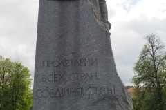 Karl Marx Monument - Moscow and May Day 2024