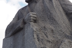 Karl Marx Monument - Moscow and May Day 2024