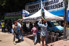 Teachers' union meeting and general demonstration in La Plata Monday 3rd December 2018