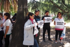 Teachers' union meeting and general demonstration in La Plata Monday 3rd December 2018
