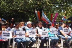 Teachers' union meeting and general demonstration in La Plata Monday 3rd December 2018