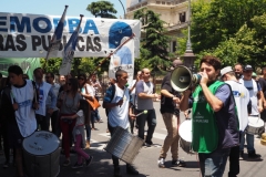 Teachers' union meeting and general demonstration in La Plata Monday 3rd December 2018