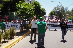 Teachers' union meeting and general demonstration in La Plata Monday 3rd December 2018