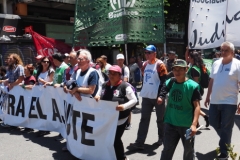 Teachers' union meeting and general demonstration in La Plata Monday 3rd December 2018