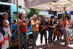 Teachers' union meeting and general demonstration in La Plata Monday 3rd December 2018