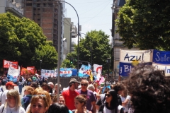 Teachers' union meeting and general demonstration in La Plata Monday 3rd December 2018