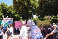 Teachers' union meeting and general demonstration in La Plata Monday 3rd December 2018