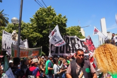 Teachers' union meeting and general demonstration in La Plata Monday 3rd December 2018