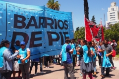 Teachers' union meeting and general demonstration in La Plata Monday 3rd December 2018