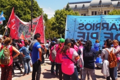 Teachers' union meeting and general demonstration in La Plata Monday 3rd December 2018