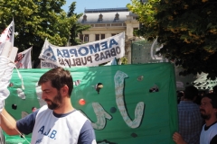 Teachers' union meeting and general demonstration in La Plata Monday 3rd December 2018