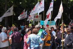 Teachers' union meeting and general demonstration in La Plata Monday 3rd December 2018