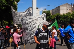 Teachers' union meeting and general demonstration in La Plata Monday 3rd December 2018