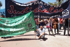 Teachers' union meeting and general demonstration in La Plata Monday 3rd December 2018