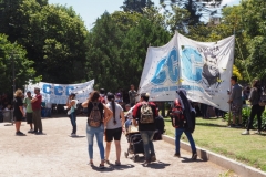 Teachers' union meeting and general demonstration in La Plata Monday 3rd December 2018