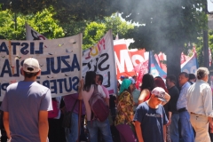 Teachers' union meeting and general demonstration in La Plata Monday 3rd December 2018