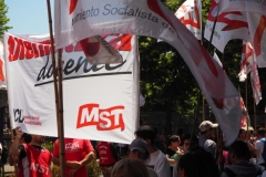 Teachers' union meeting and general demonstration in La Plata Monday 3rd December 2018