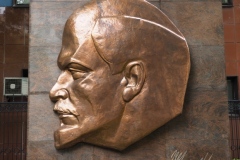 Large bas relief of VI Lenin