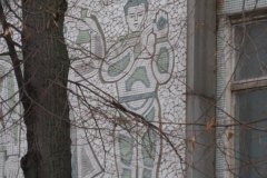 Lenin factory mosaic- Bălți - Moldova