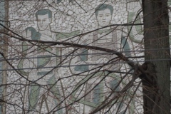 Lenin factory mosaic- Bălți - Moldova