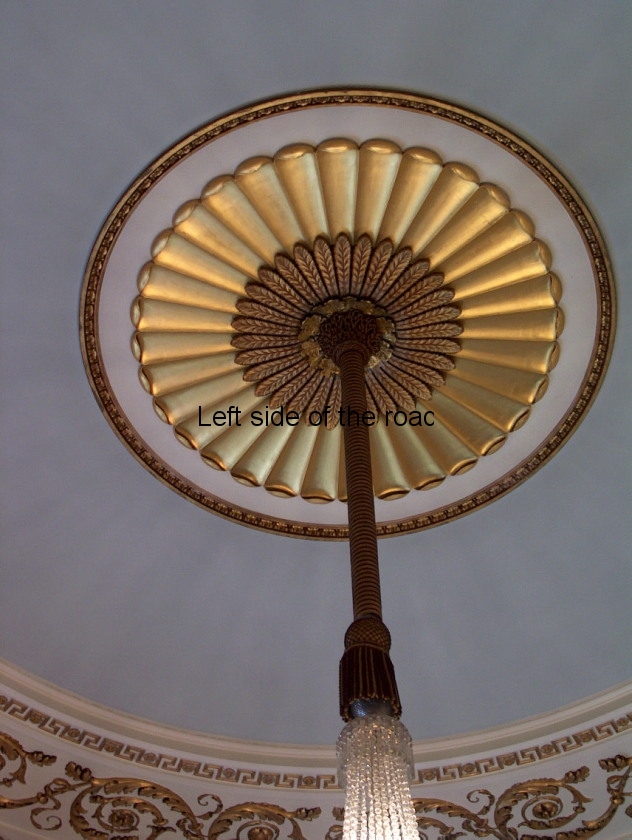 Town Hall ceiling chandelier