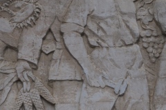 Maldovan agricultural bas relief - Valea Morilor Park, Chisinau