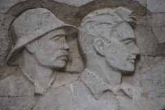 Maldovan agricultural bas relief - Valea Morilor Park, Chisinau