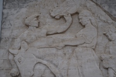 Maldovan agricultural bas relief - Valea Morilor Park, Chisinau