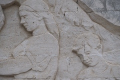 Maldovan agricultural bas relief - Valea Morilor Park, Chisinau
