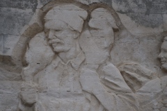 Maldovan agricultural bas relief - Valea Morilor Park, Chisinau