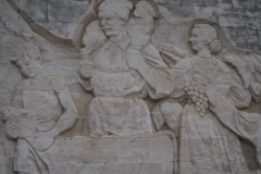 Maldovan agricultural bas relief - Valea Morilor Park, Chisinau