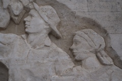 Maldovan agricultural bas relief - Valea Morilor Park, Chisinau