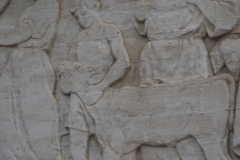 Maldovan agricultural bas relief - Valea Morilor Park, Chisinau