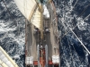 View from main mast, mid Atlantic