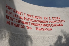 Monument to the 15th Brigade, Elbasan