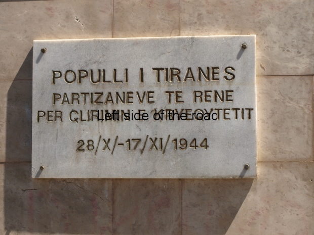 Monument to the Partisan - Tirana