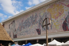 Mosaic on the Peasant Museum, Bucharest