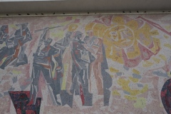 Mosaic on the Peasant Museum, Bucharest