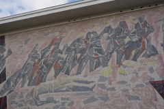 Mosaic on the Peasant Museum, Bucharest