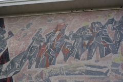 Mosaic on the Peasant Museum, Bucharest