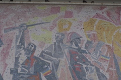 Mosaic on the Peasant Museum, Bucharest