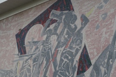 Mosaic on the Peasant Museum, Bucharest