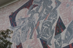 Mosaic on the Peasant Museum, Bucharest
