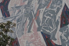 Mosaic on the Peasant Museum, Bucharest