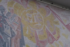 Mosaic on the Peasant Museum, Bucharest