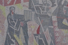 Mosaic on the Peasant Museum, Bucharest