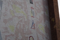 Mosaic on the Peasant Museum, Bucharest