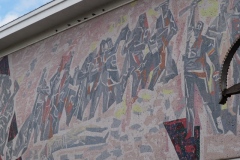 Mosaic on the Peasant Museum, Bucharest