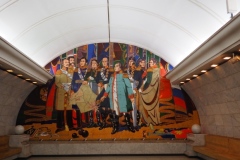 Moscow Metro - Park Pobedy - Lines 3 and 8a