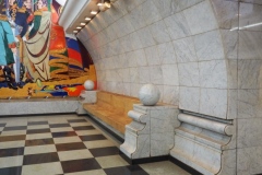 Moscow Metro - Park Pobedy - Lines 3 and 8a